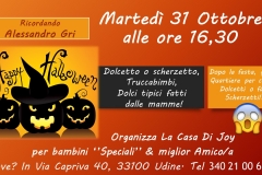 Martedì 31 Ottobre